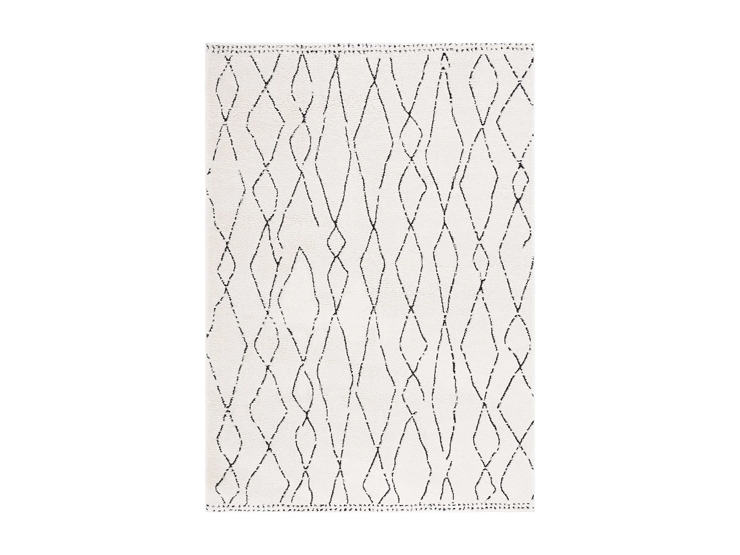 Tapis Ivoire/Noir 122 X 183 cm - Araminat