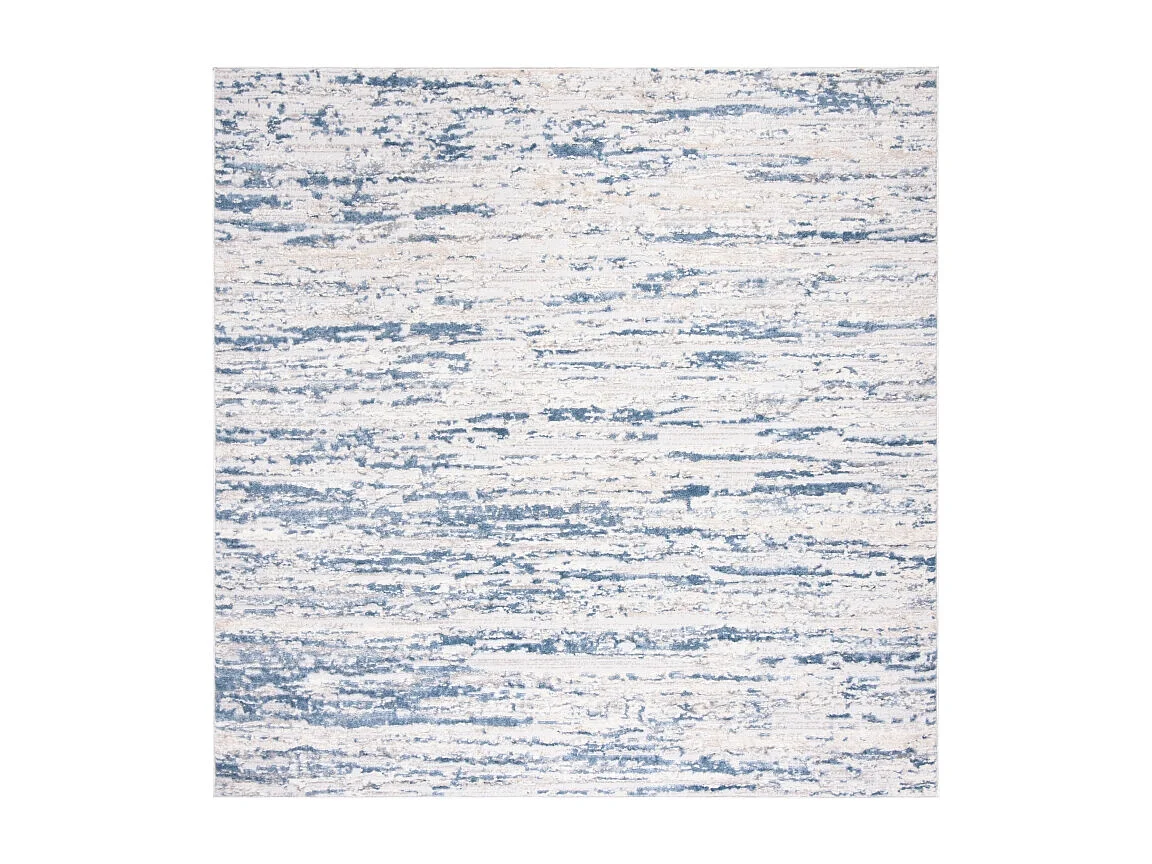 Tapis Ivoire/Bleu 91 X 91 cm - Gabriel