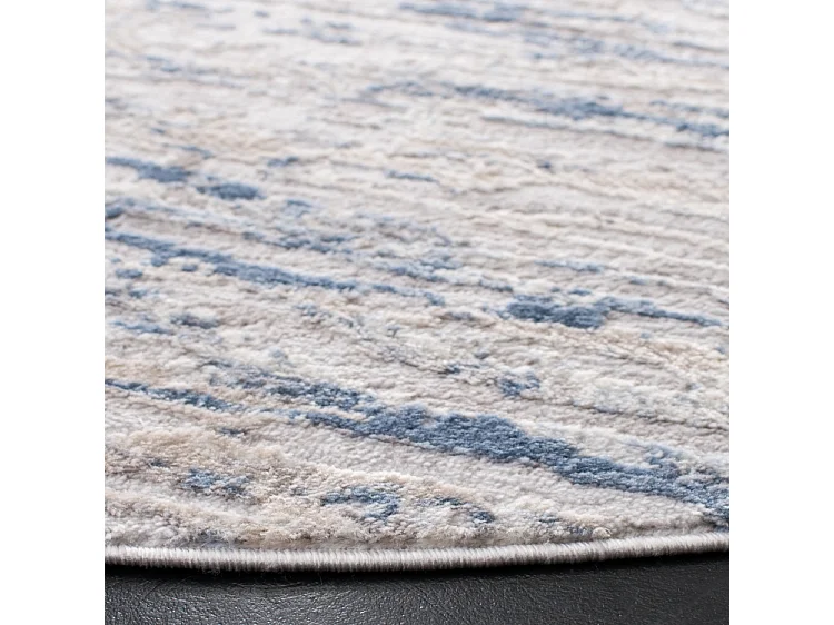 Tapis Ivoire/Bleu 91 X 91 cm - Gabriel