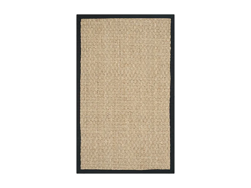 Tapis Neutre/Noir 91 X 152 cm - Roselyn