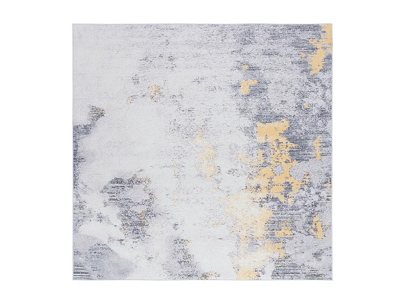 Tapis Gris/Or 183 X 183 cm - Unique