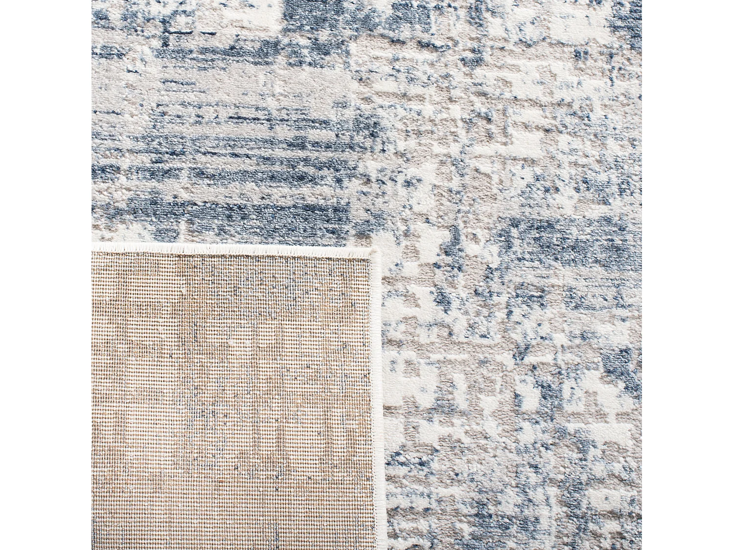Tapis Bleu/Gris 91 X 152 cm - Azura