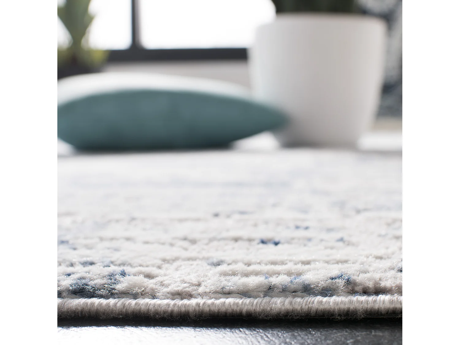 Tapis Bleu/Gris 91 X 152 cm - Azura