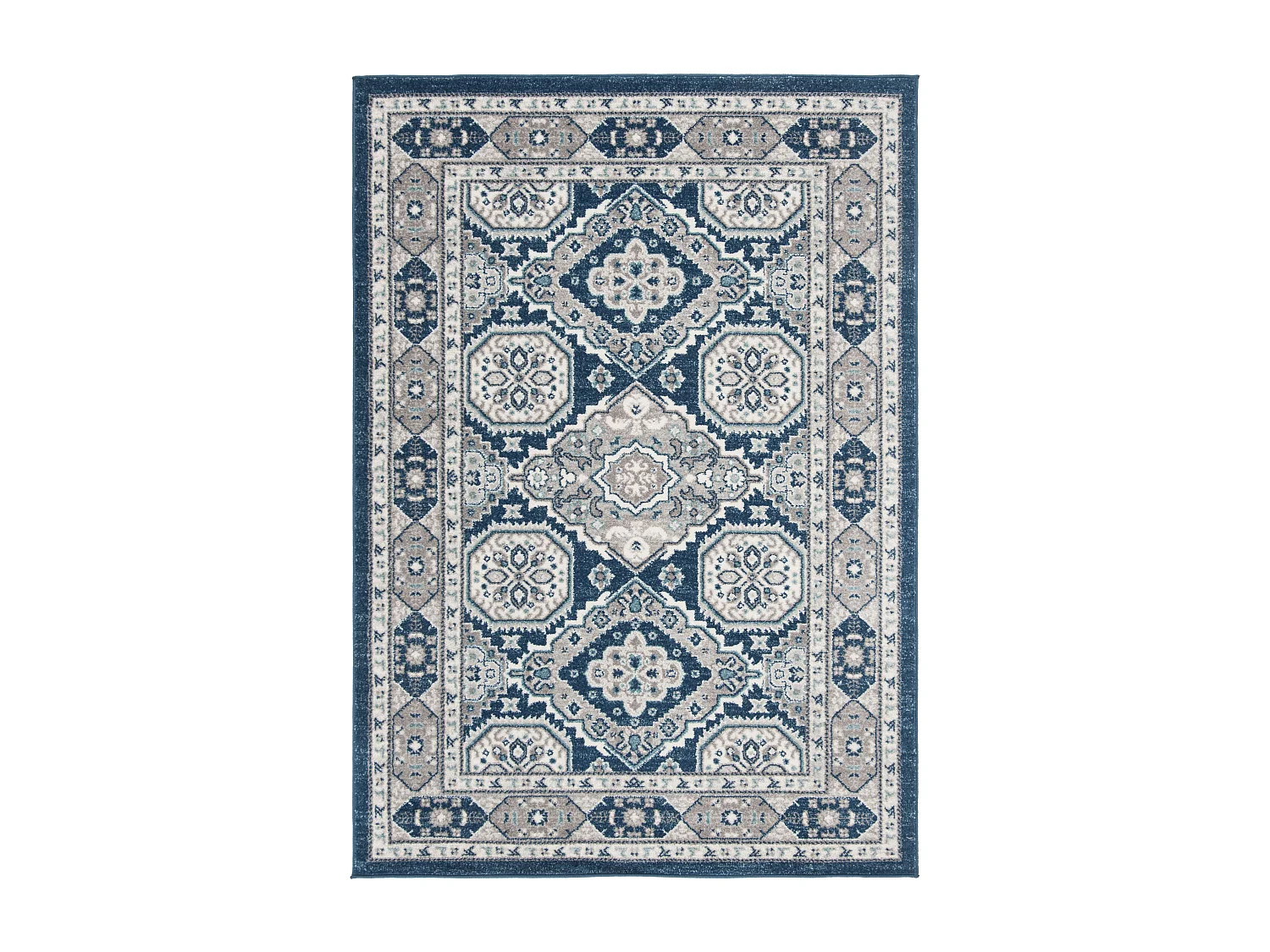 Tapis Bleu/Gris 122 X 183 cm - Mylo
