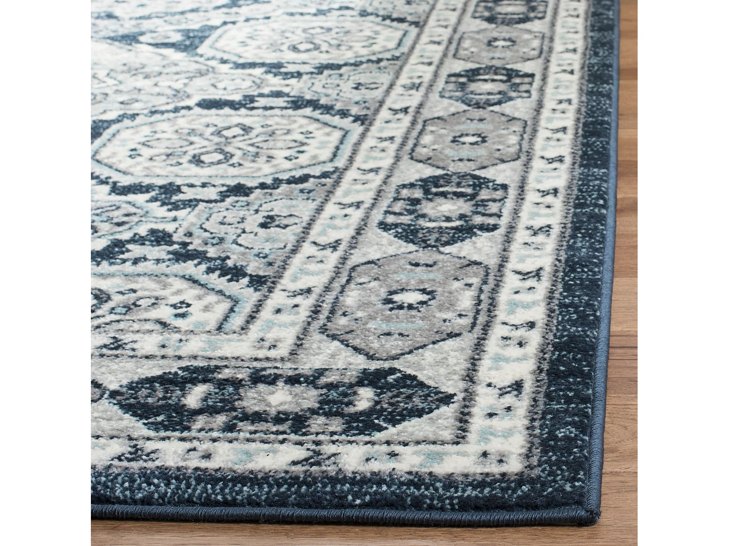 Tapis Bleu/Gris 122 X 183 cm - Mylo