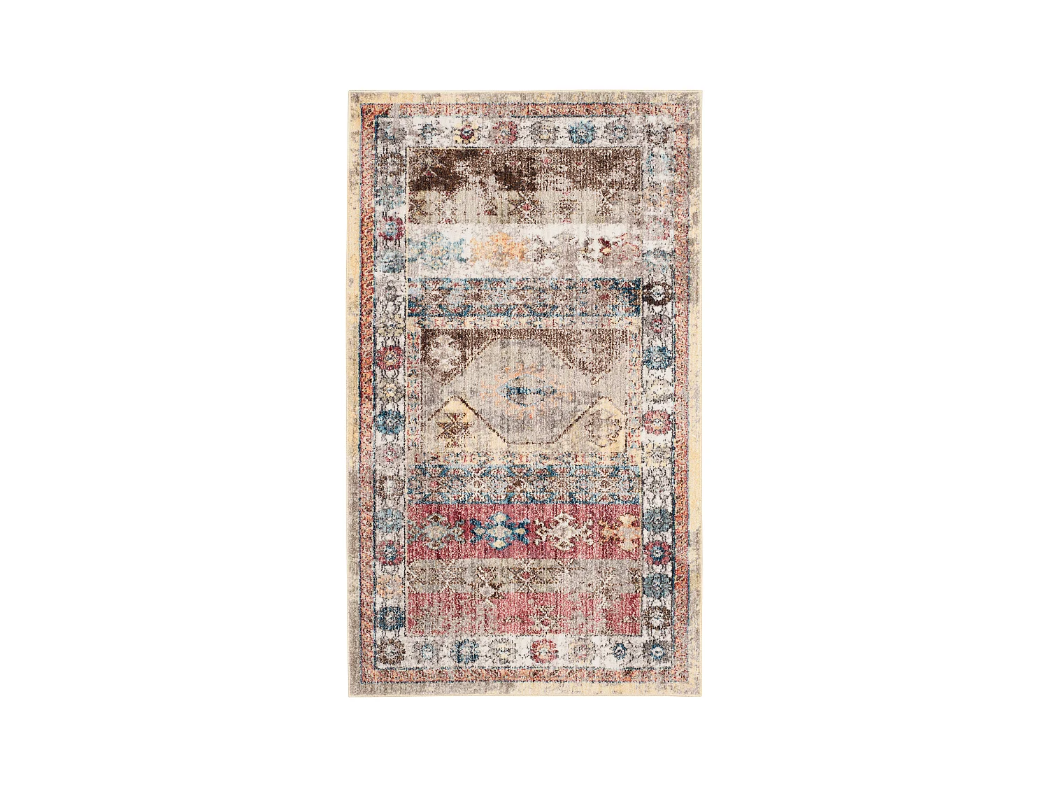 Tapis Rose/Multicolore 91 X 152 cm - Yasmeen