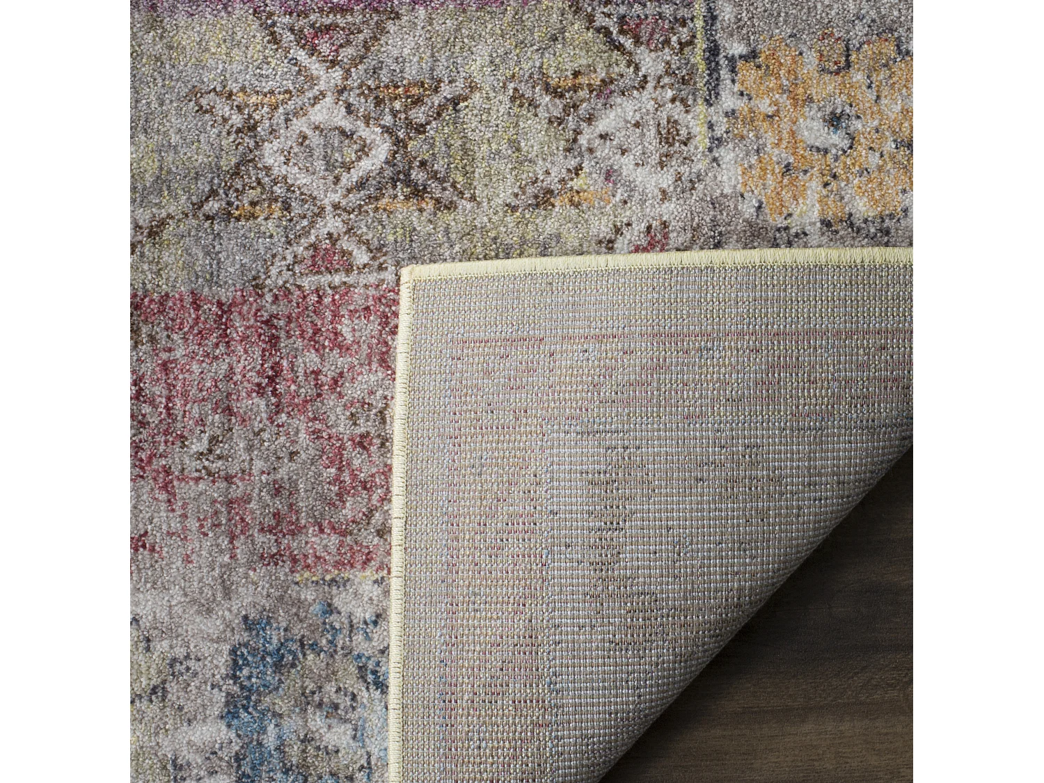 Tapis Rose/Multicolore 91 X 152 cm - Yasmeen