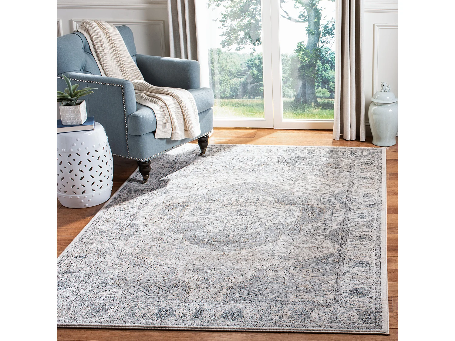 Tapis Neutre/Gris 155 X 229 cm - Alexandra
