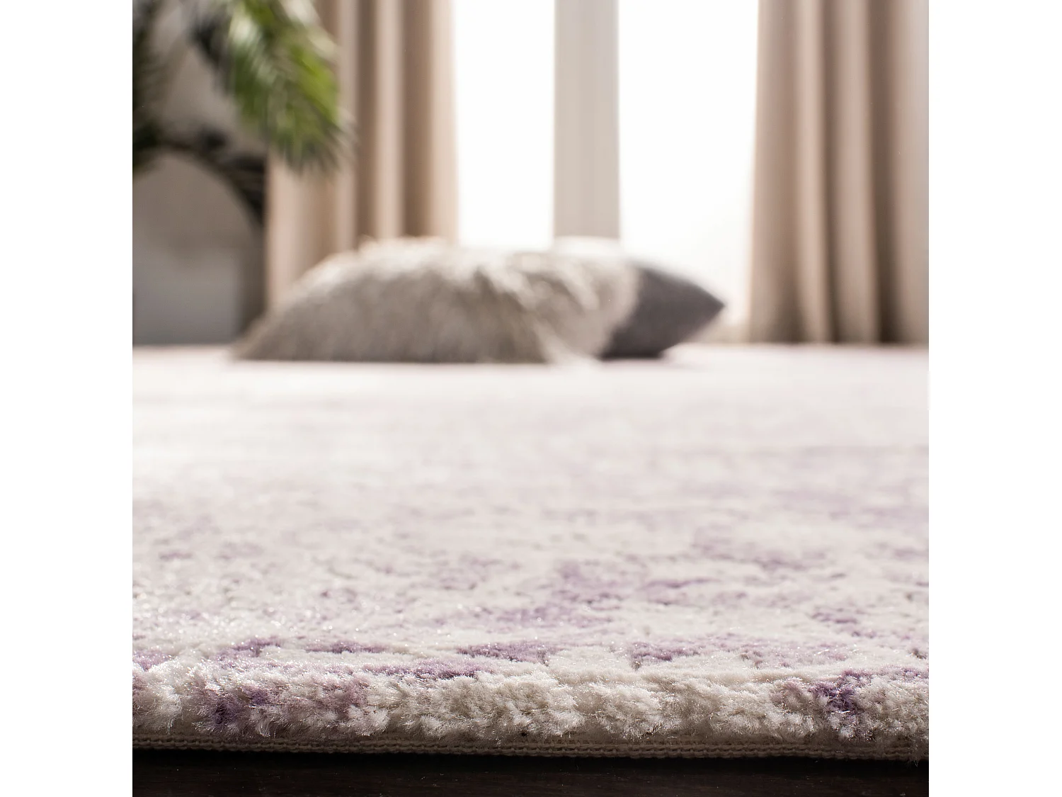 Tapis Violet/Neutre 201 X 279 cm - Bettine