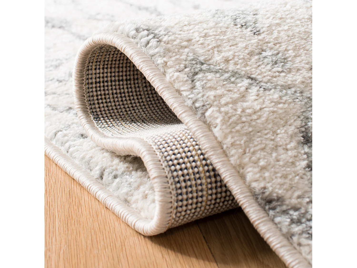 Tapis Neutre/Gris 61 X 91 cm - Cecilia