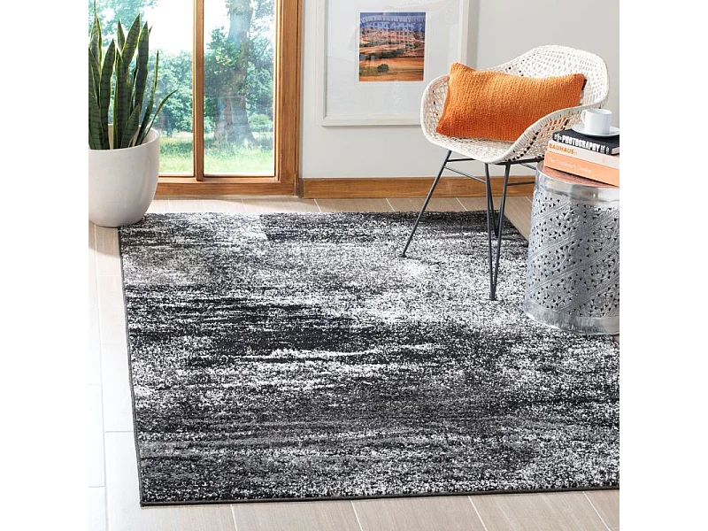 Tapis Argent/Noir 183 X 274 cm - Angelyna