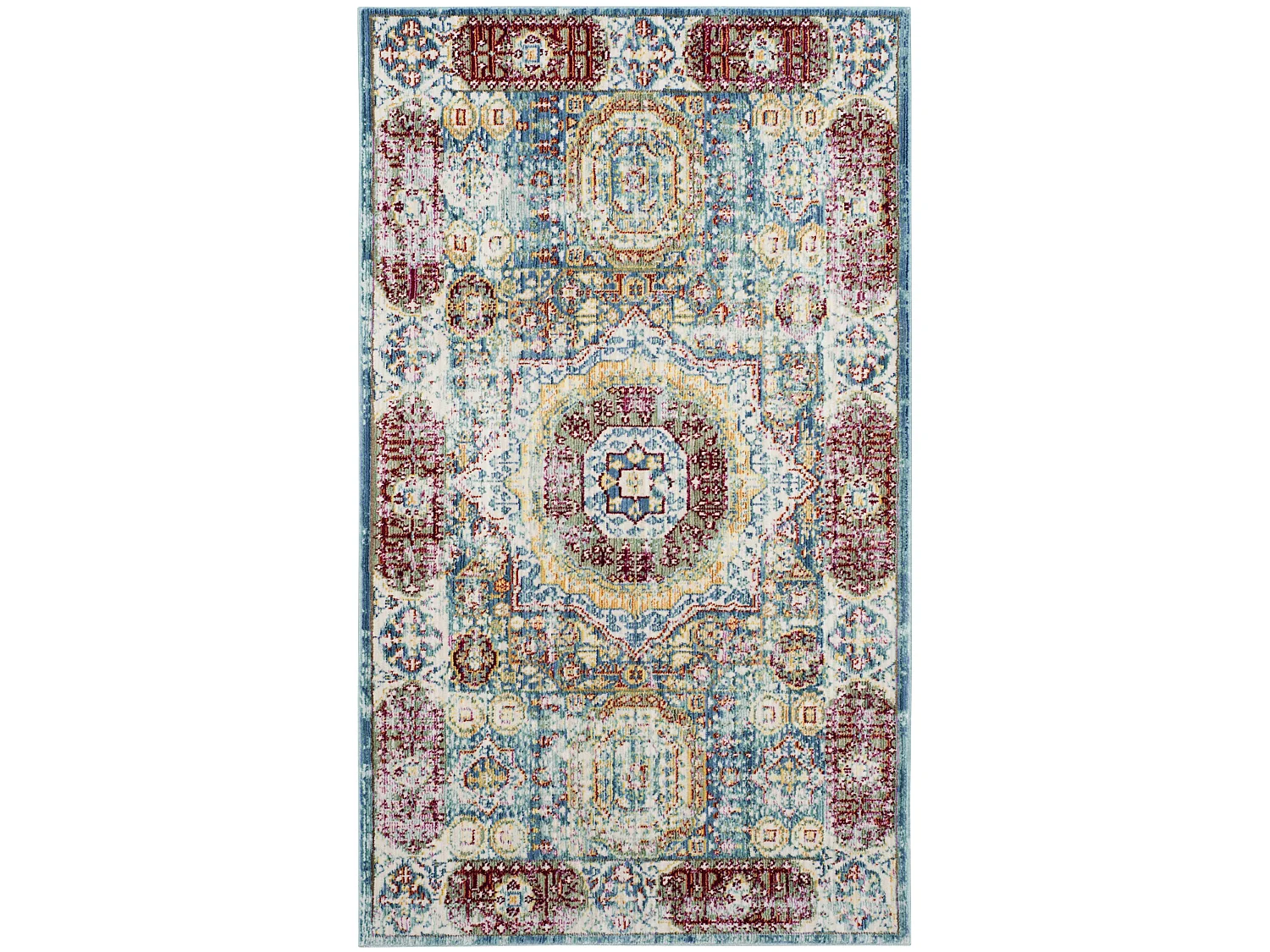 Tapis Bleu/Multicolore 152 X 244 cm - Anastasia