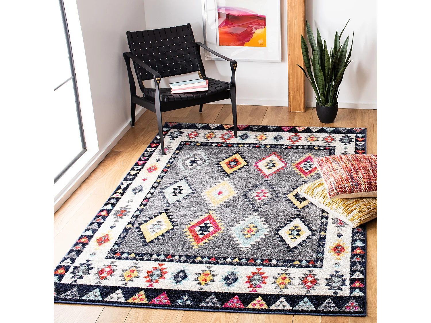 Tapis Gris/Neutre 155 X 229 cm - Samantha