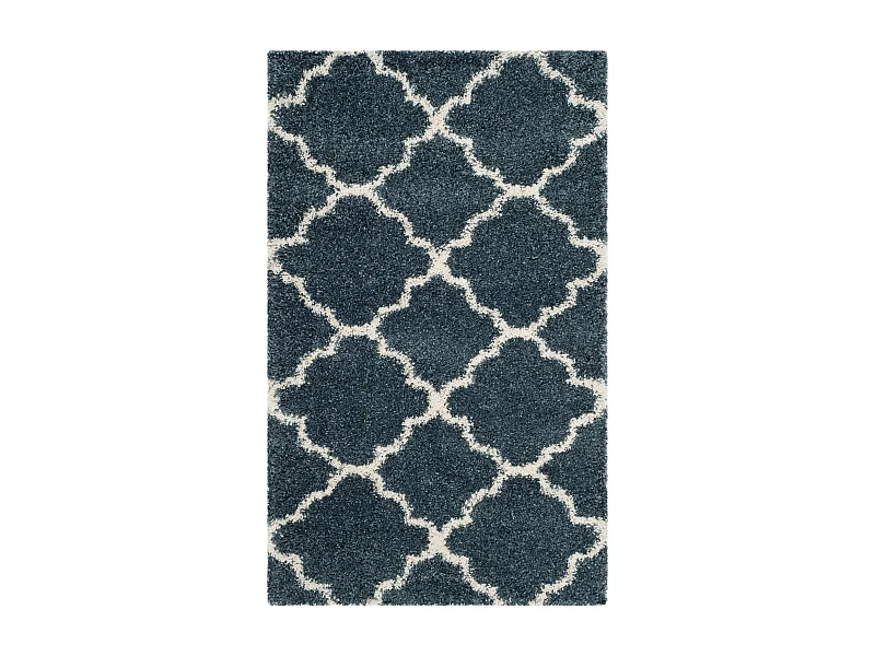 Tapis Bleu/Neutre 91 X 152 cm - Coco