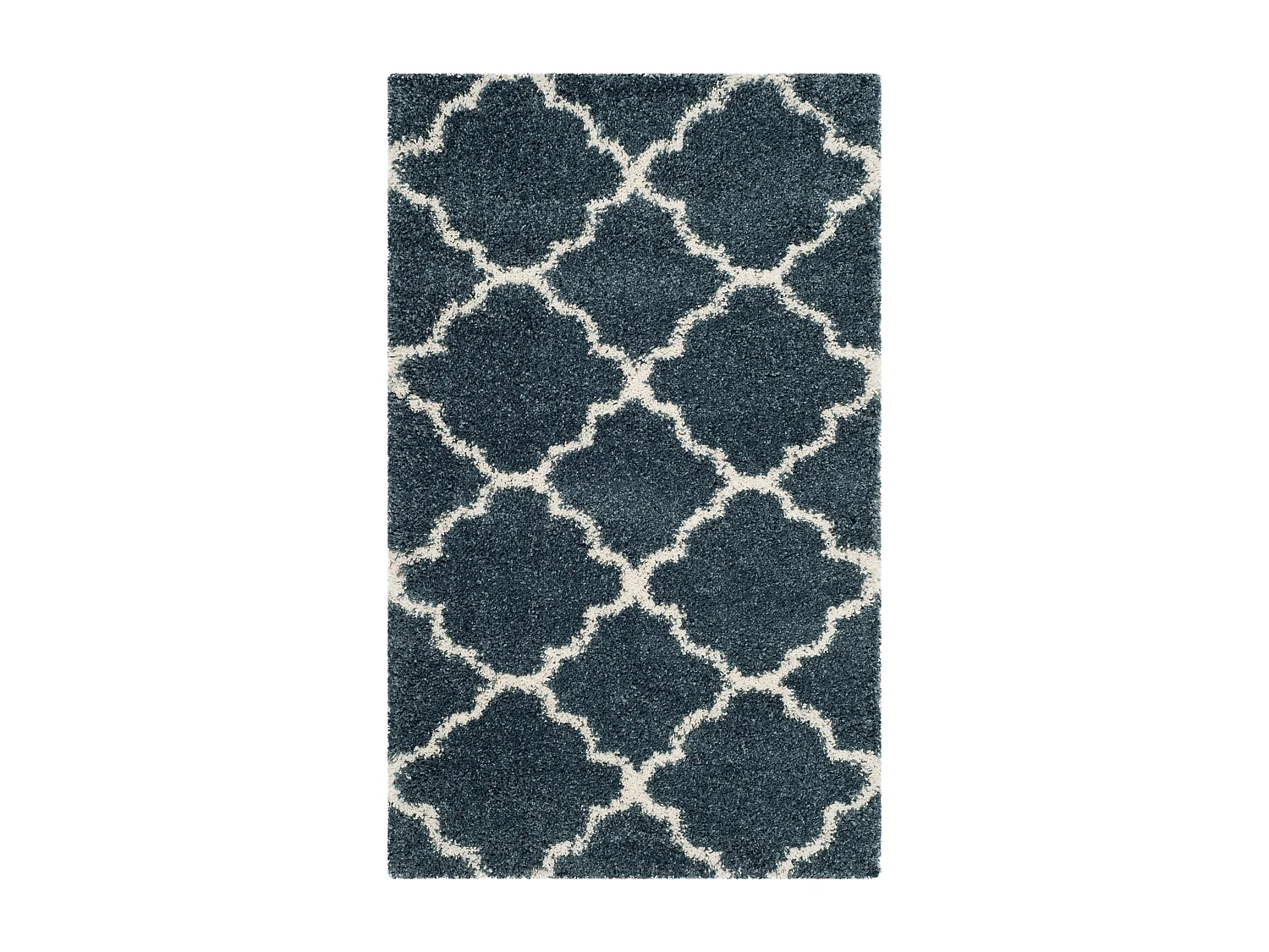 Tapis Bleu/Neutre 91 X 152 cm - Coco