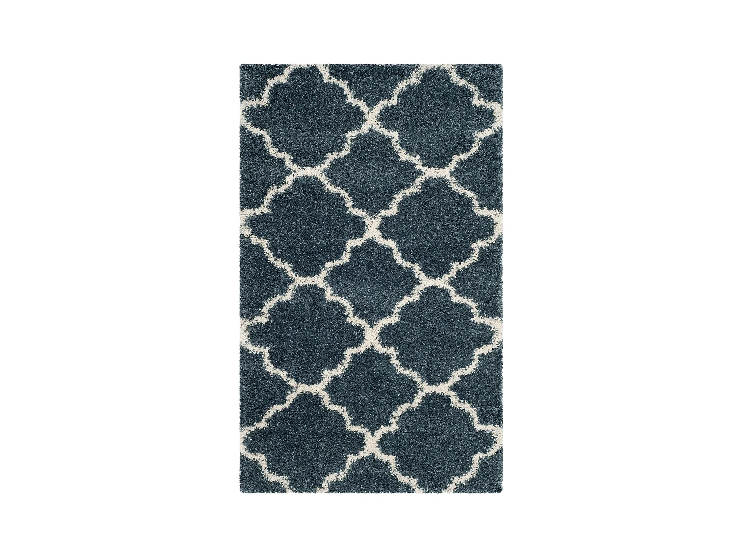 Tapis Bleu/Neutre 91 X 152 cm - Coco