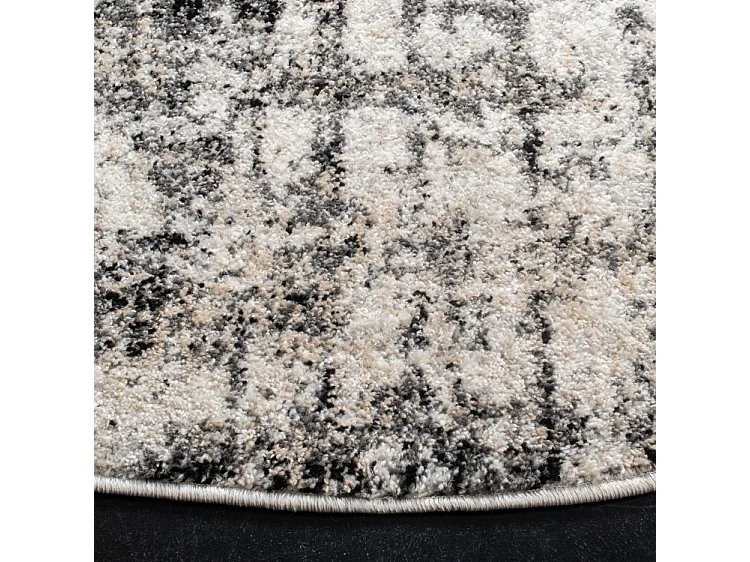 Tapis Argent/Noir 122 X 122 cm - Brianna