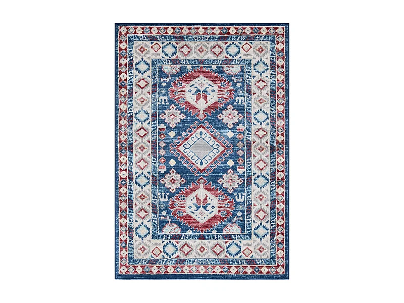 Tapis Bleu/Rouge 122 X 183 cm - Kathleen