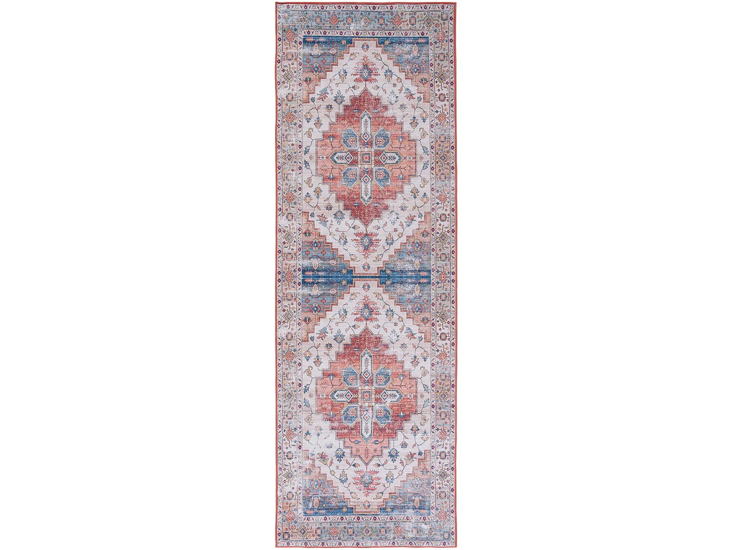Tapis Beige/Bleu 76 X 183 cm - Tripp
