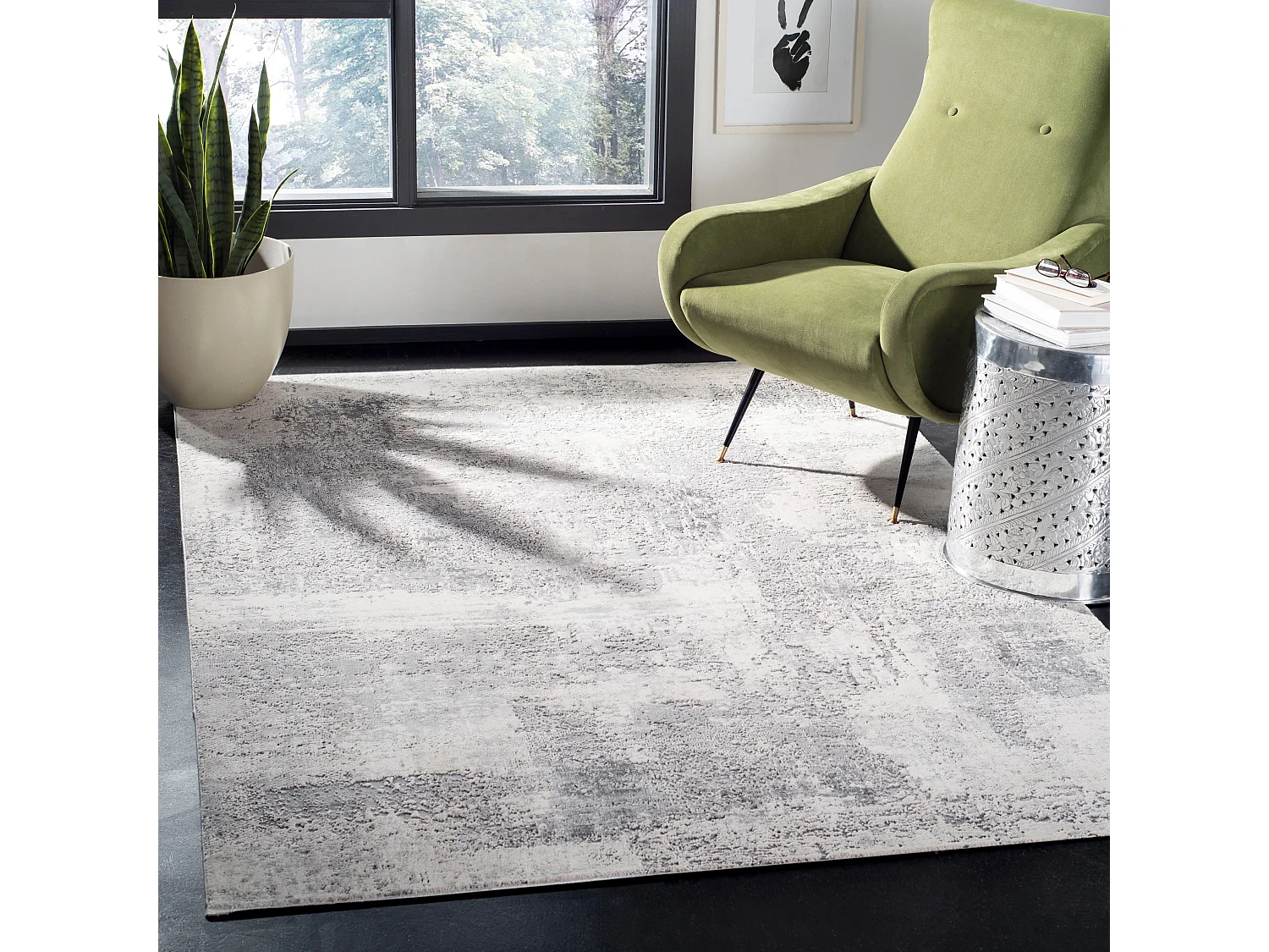 Tapis Gris/Neutre 122 X 183 cm - Lyra