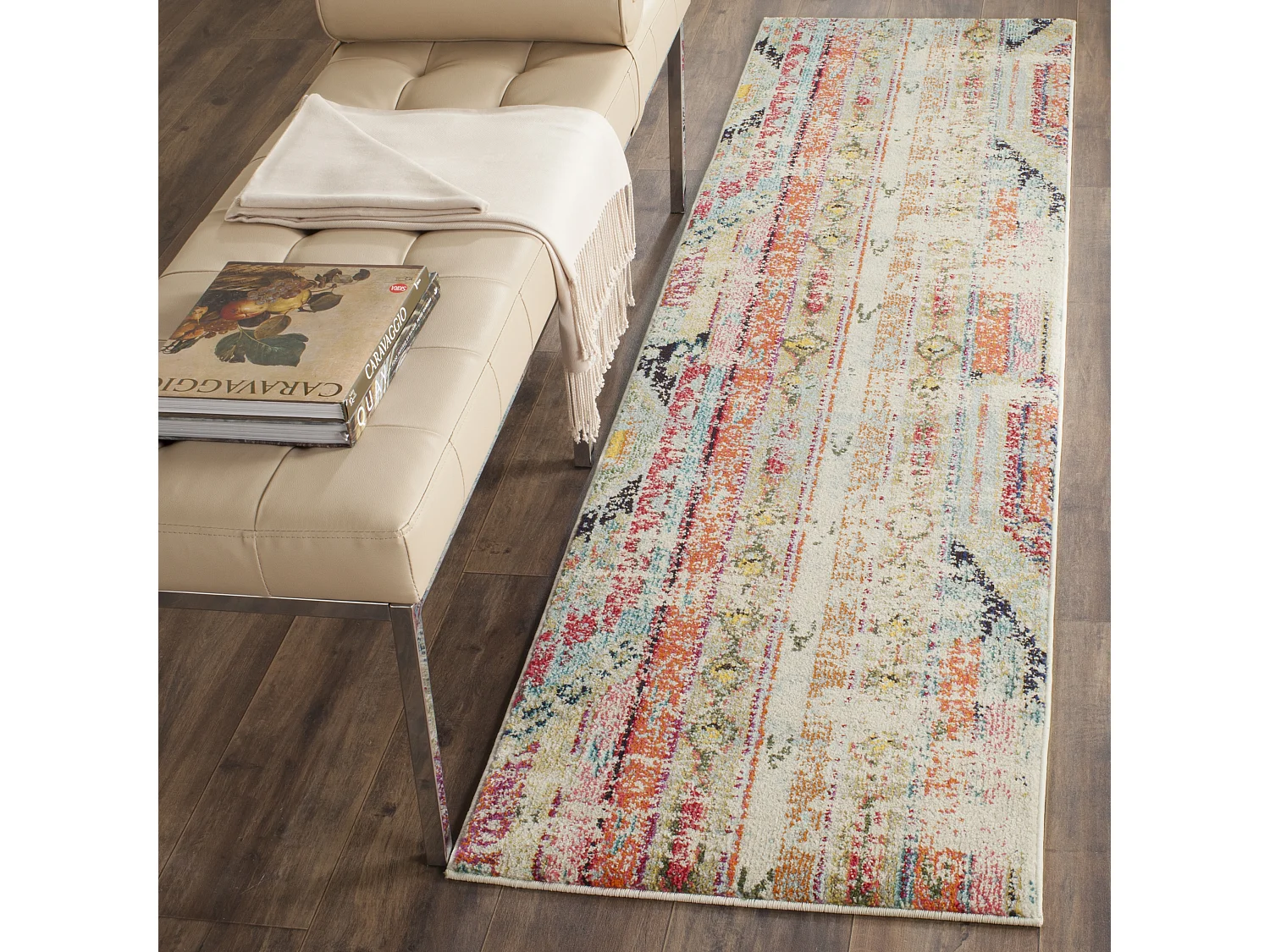 Tapis Multicolore 66 X 183 cm - Livia