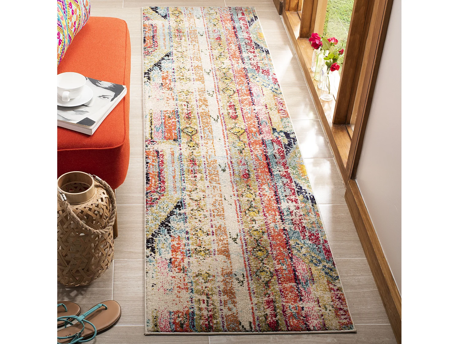 Tapis Multicolore 66 X 183 cm - Livia