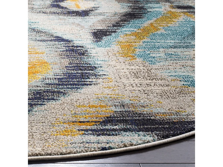 Tapis Bleu/Multicolore 122 X 122 cm - Vistoso