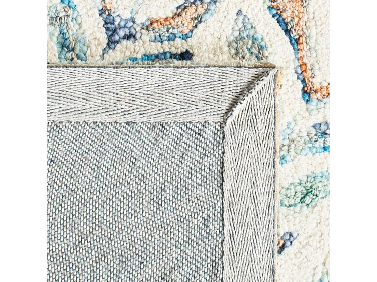 Tapis Ivoire/Bleu 244 X 305 cm - Meara