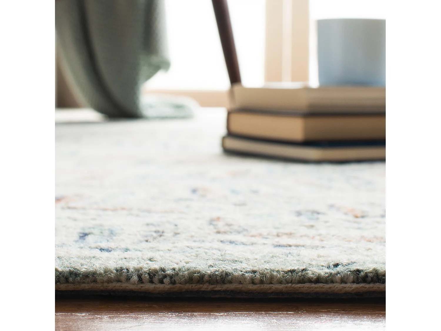 Tapis Ivoire/Bleu 244 X 305 cm - Meara