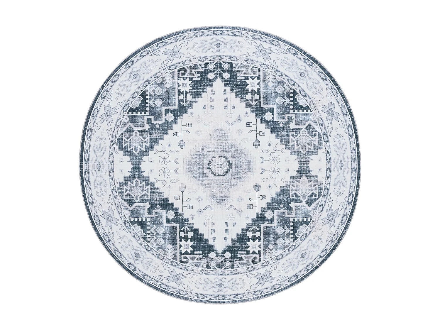 Tapis Gris Vert/Ivoire 183 X 183 cm - Calypso