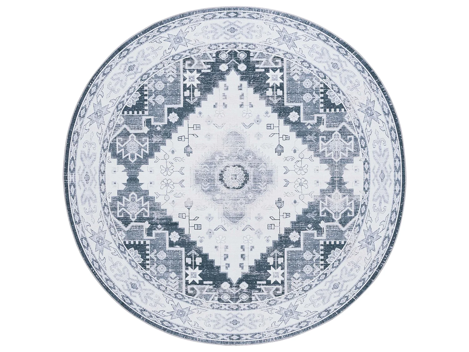 Tapis Gris Vert/Ivoire 183 X 183 cm - Calypso