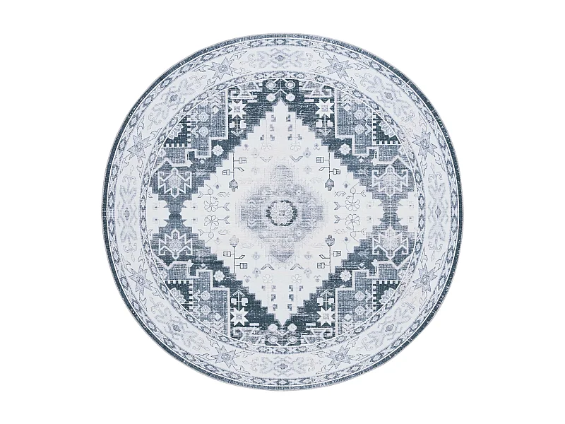 Tapis Gris Vert/Ivoire 183 X 183 cm - Calypso