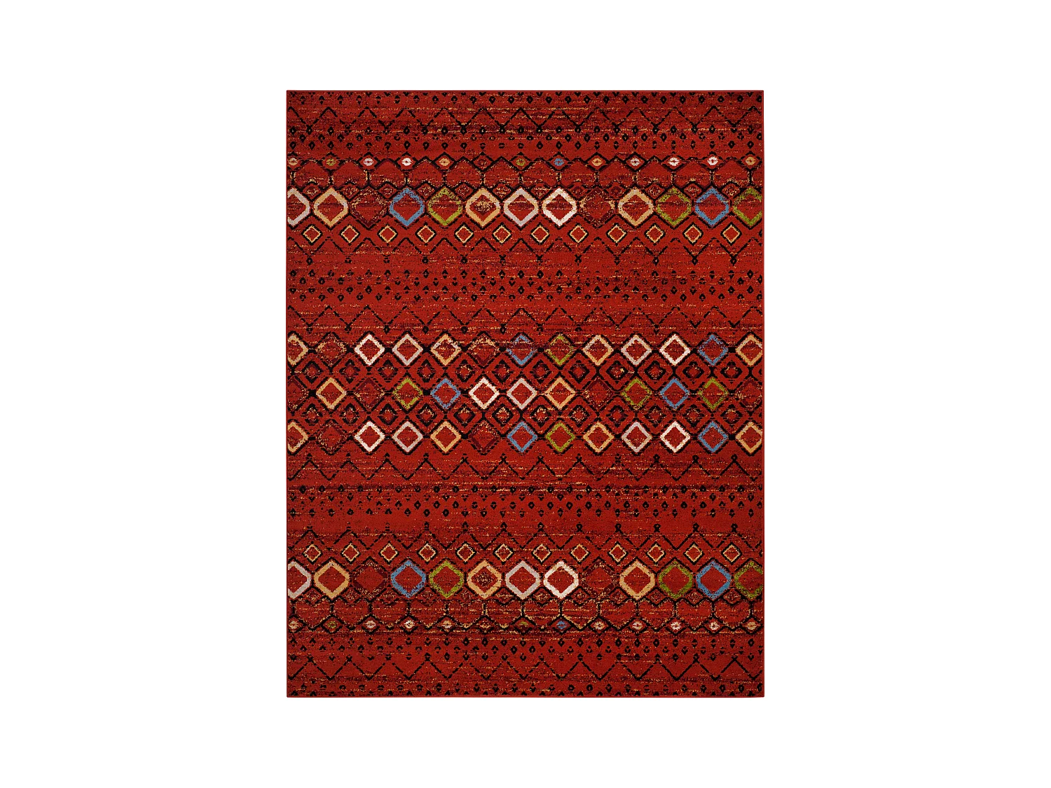Tapis Terracotta/Multicolore 236 x 305 cm - Cullen