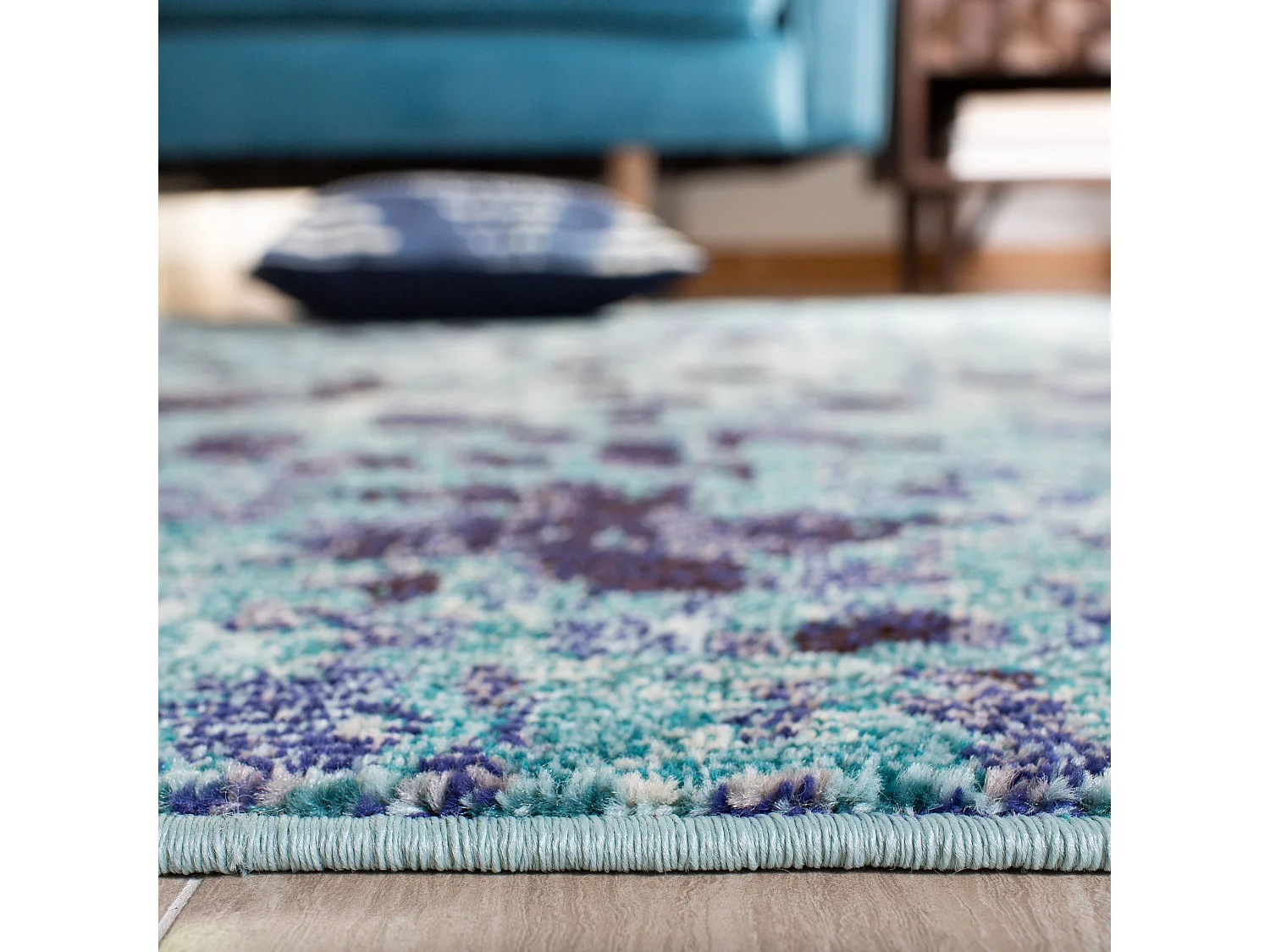 Tapis Bleu 91 X 152 cm - Paisley