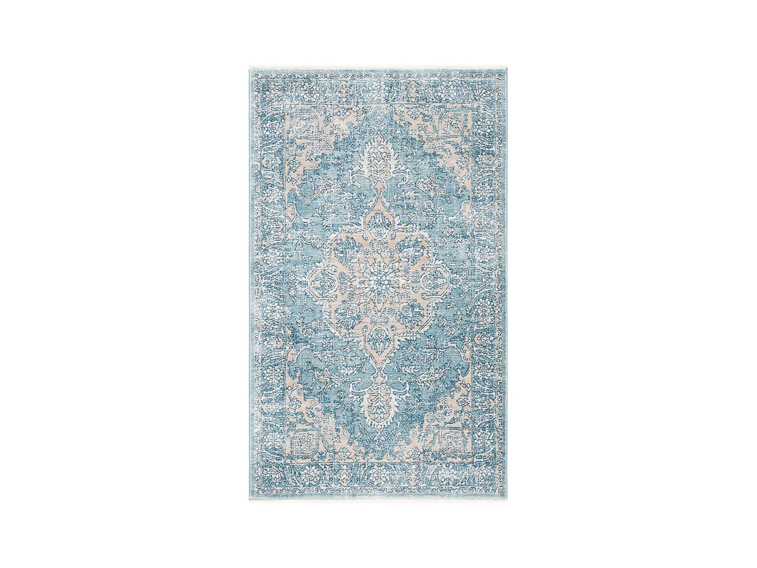 Tapis Bleu/Gris 91 X 152 cm - Saylor