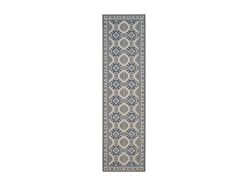 Tapis Bleu/Neutre 66 X 244 cm - Pasadena