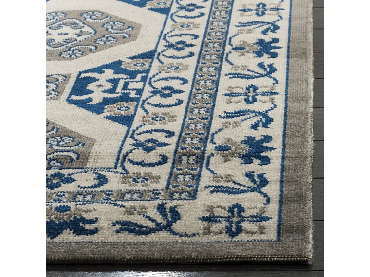 Tapis Bleu/Neutre 66 X 244 cm - Pasadena