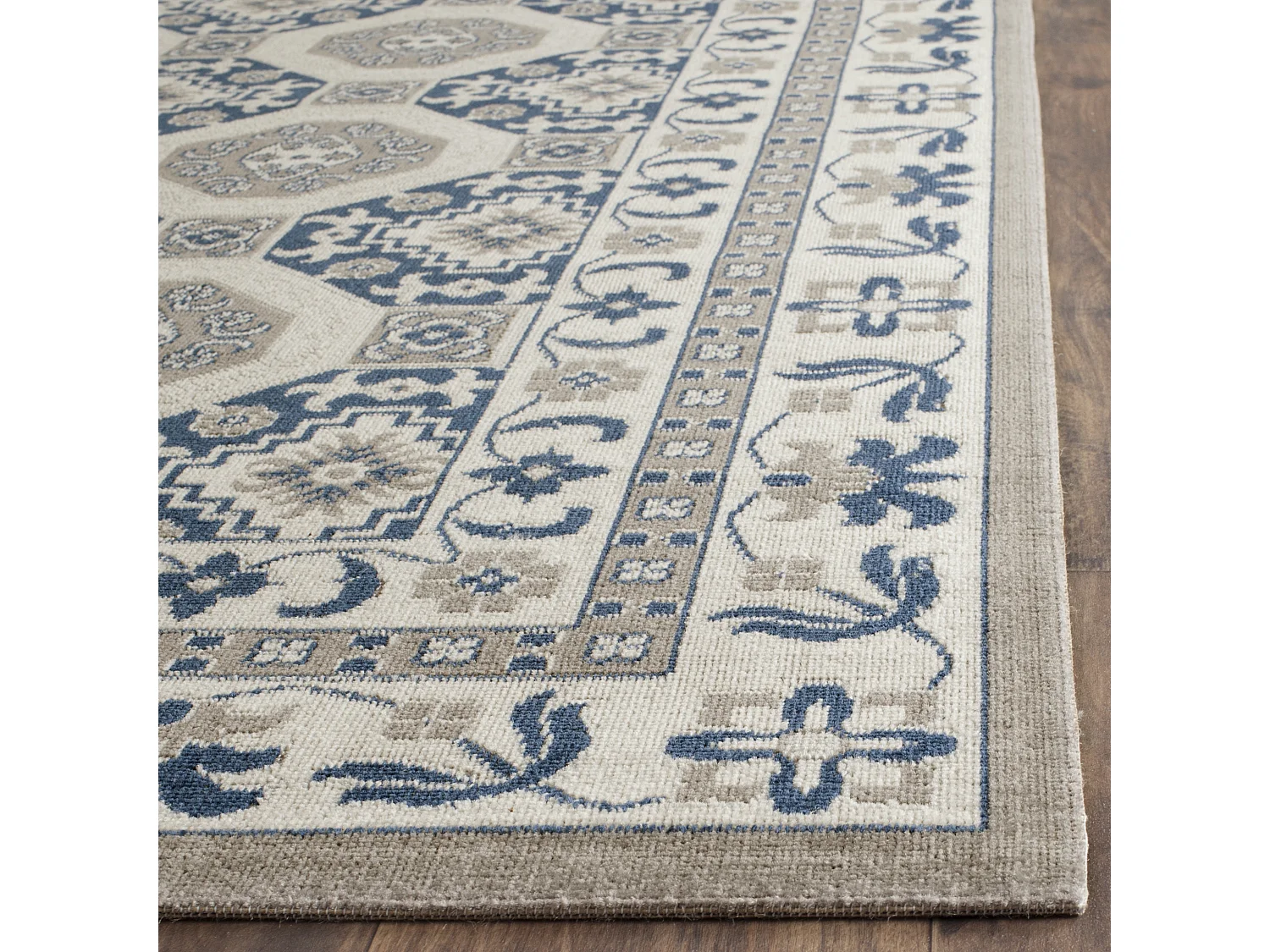 Tapis Bleu/Neutre 66 X 244 cm - Pasadena