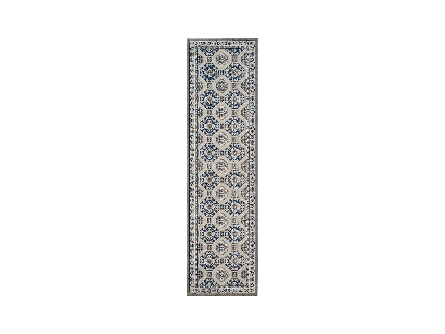 Tapis Bleu/Neutre 66 X 244 cm - Pasadena