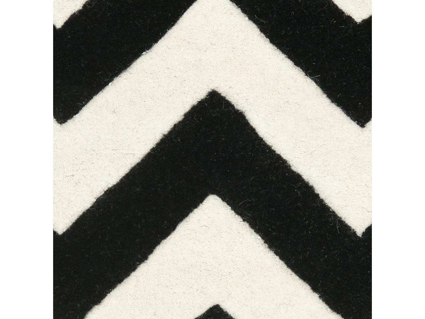 Tapis Neutre/Noir 122 X 183 cm - Anneliese