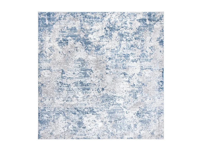 Tapis Gris/Bleu 91 X 91 cm - Rhiannon