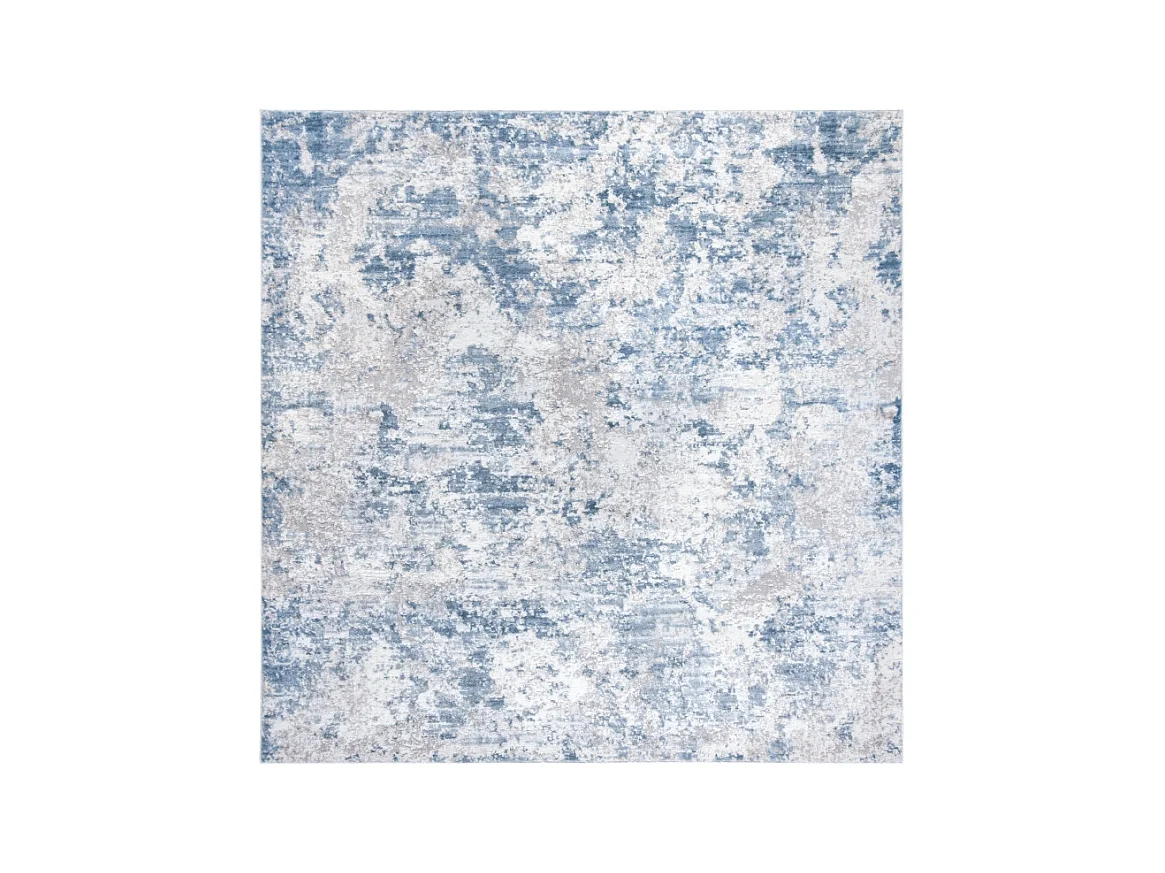 Tapis Gris/Bleu 91 X 91 cm - Rhiannon
