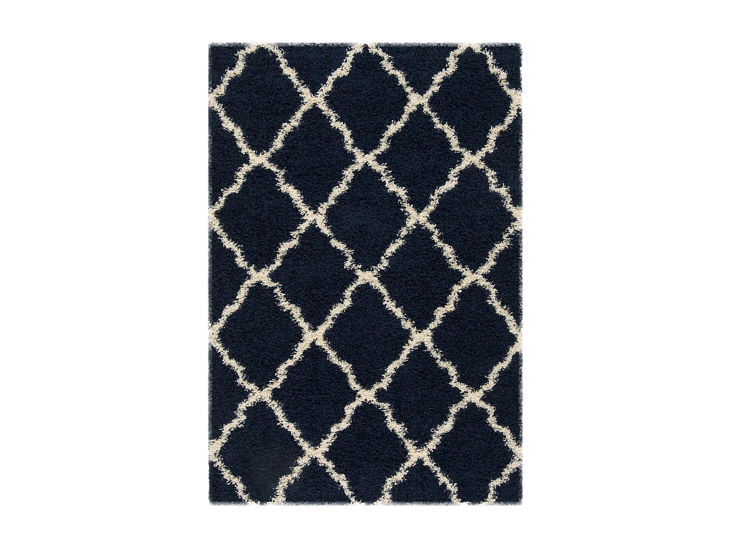 Tapis Bleu Marine/Neutre 155 X 229 cm - Aldo