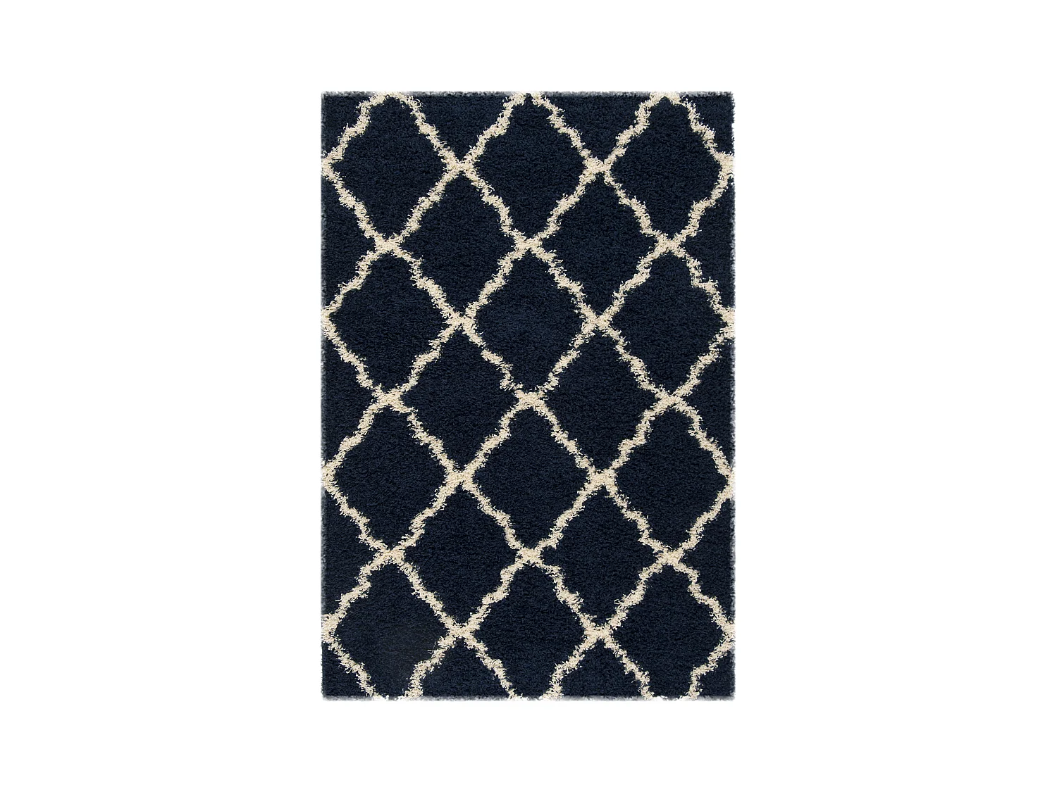 Tapis Bleu Marine/Neutre 155 X 229 cm - Aldo