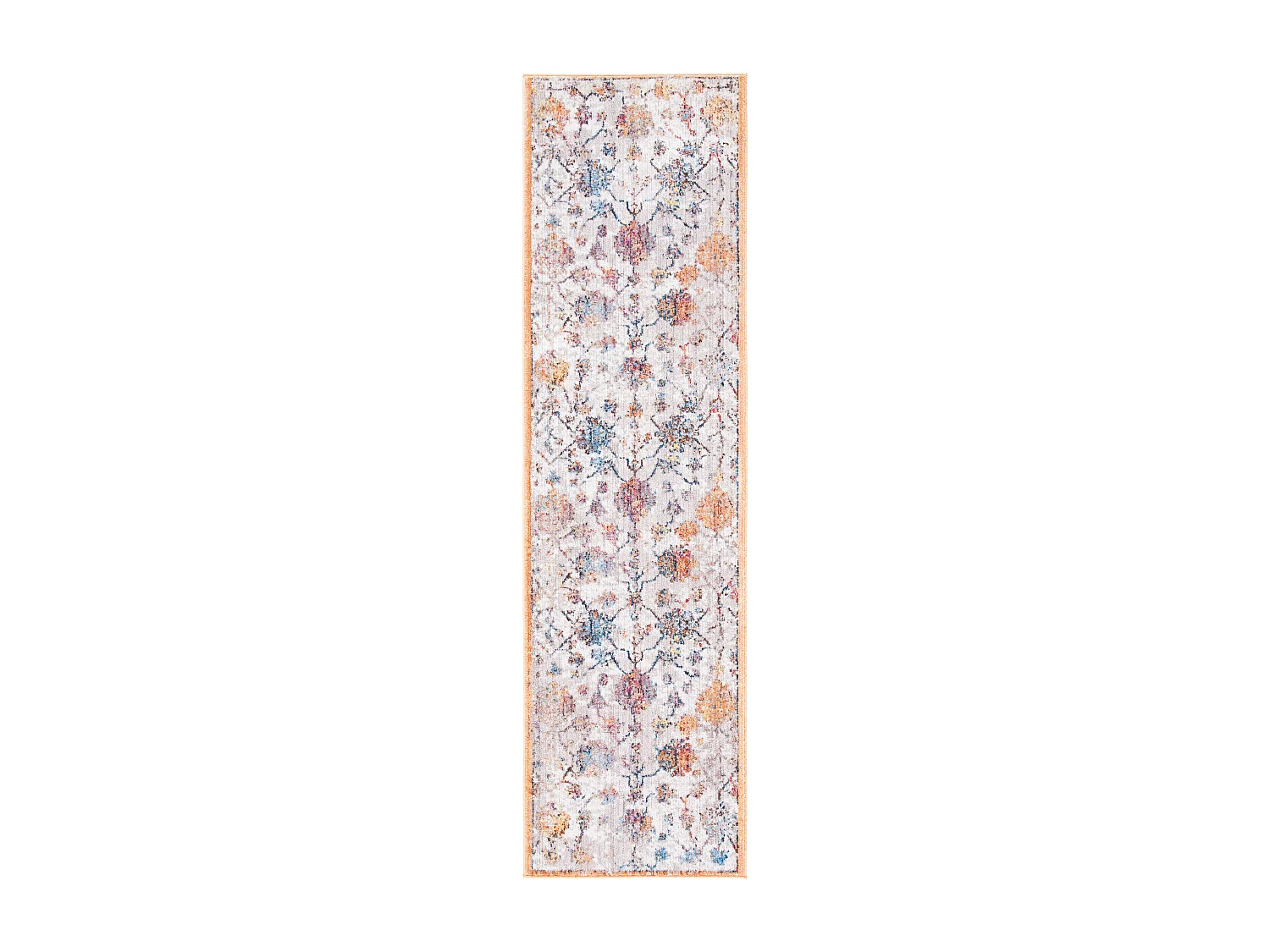 Tapis Gris/Orange 69 X 244 cm - Janella