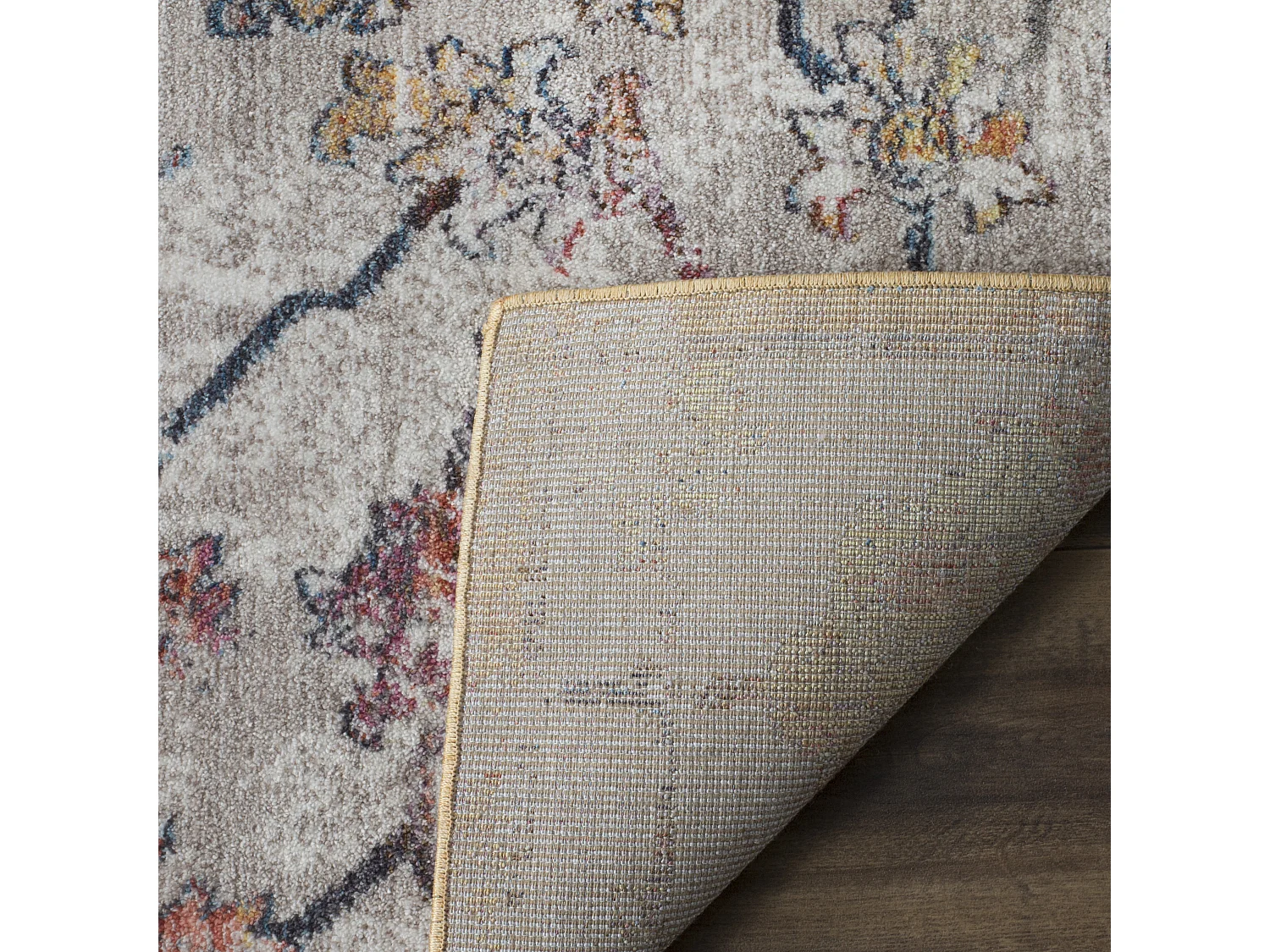 Tapis Gris/Orange 69 X 244 cm - Janella