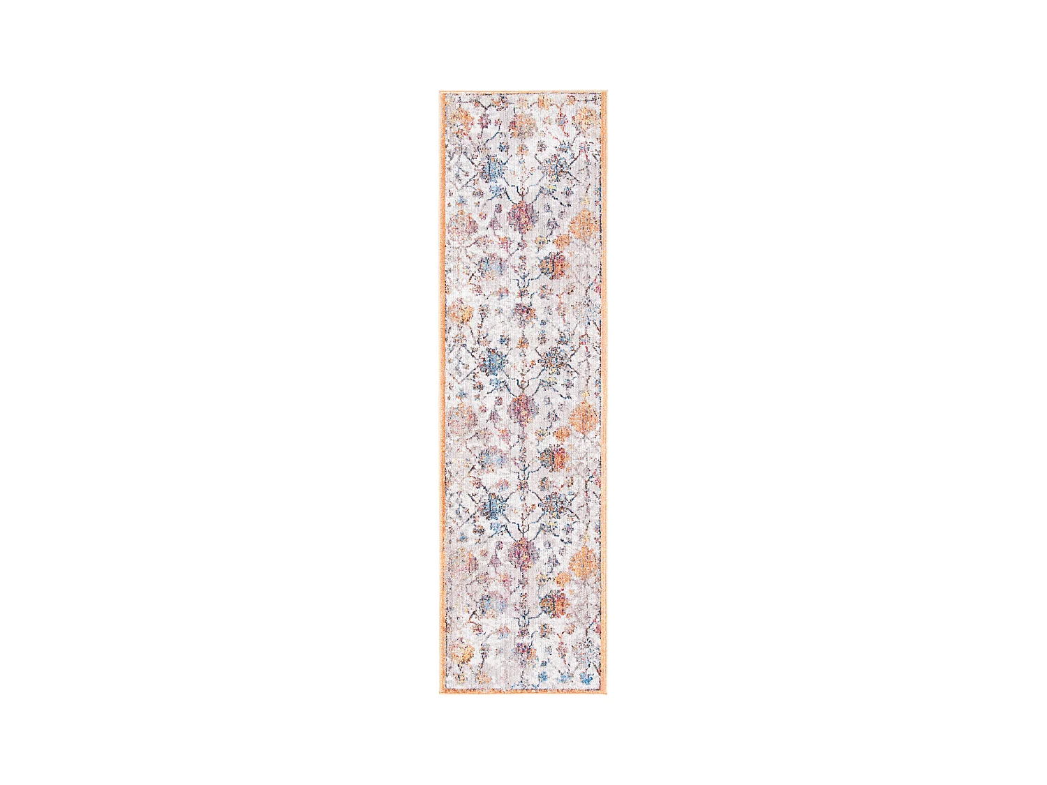 Tapis Gris/Orange 69 X 244 cm - Janella