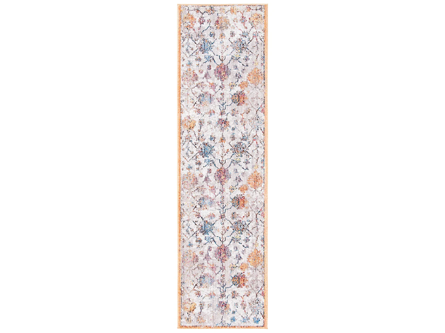 Tapis Gris/Orange 69 X 244 cm - Janella