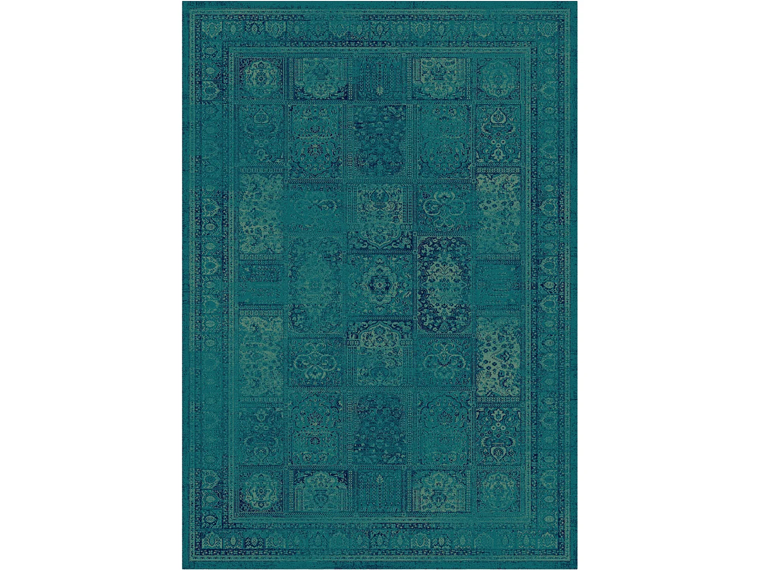 Tapis Bleu/Multicolore 160 X 229 cm - Suri