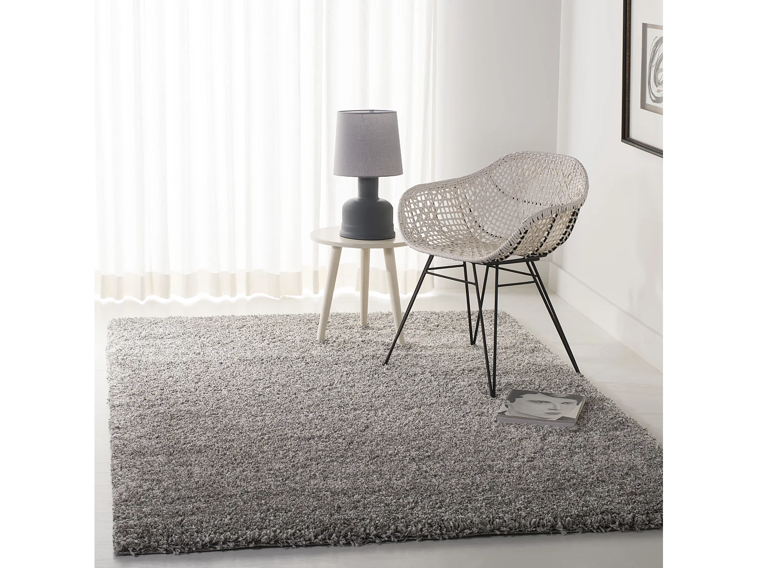 Tapis Gris 122 X 183 cm - Crosby